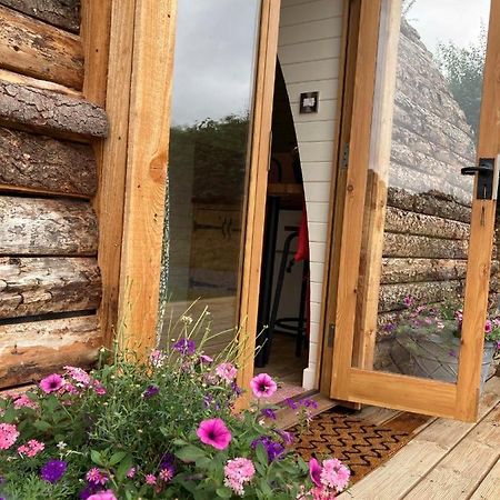 ホテル Delor - Bryntalch Glamping Pods モントゴメリー エクステリア 写真