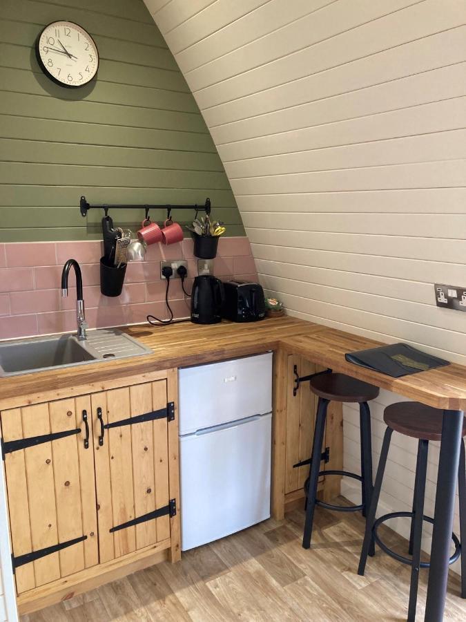 ホテル Delor - Bryntalch Glamping Pods モントゴメリー エクステリア 写真