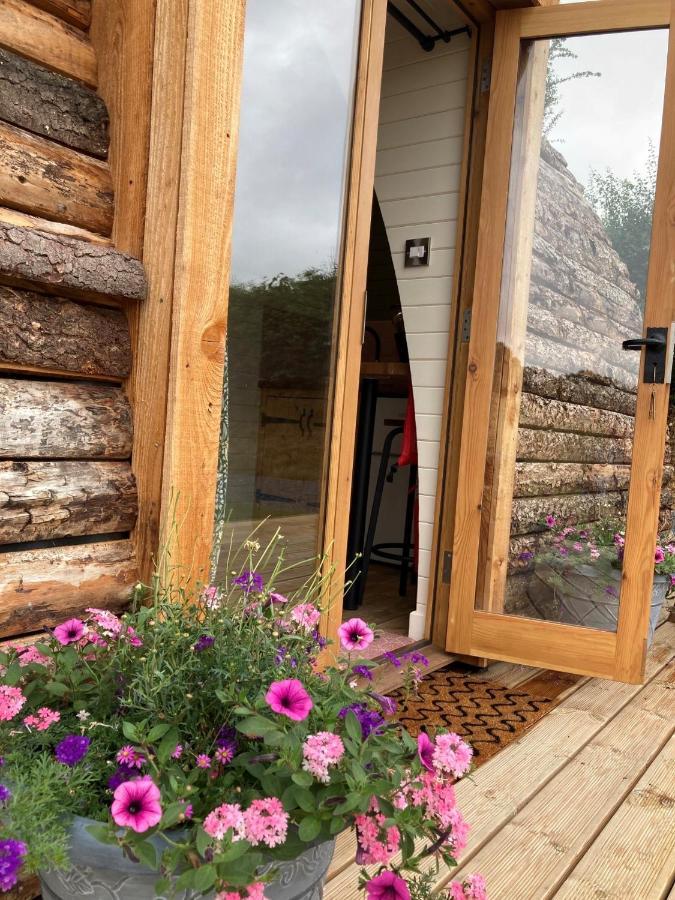 ホテル Delor - Bryntalch Glamping Pods モントゴメリー エクステリア 写真