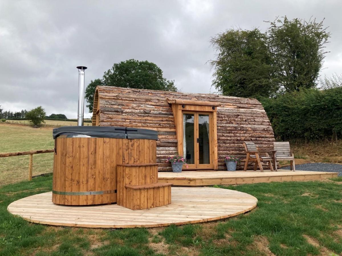 ホテル Delor - Bryntalch Glamping Pods モントゴメリー エクステリア 写真